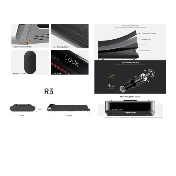 TRAKA ZA HODANJE   WalkingPad R3 Justwalk