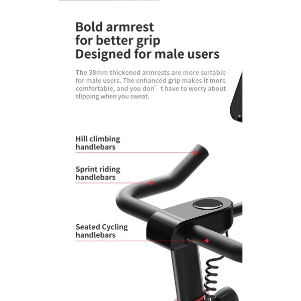 C1A PAMETNI MAGNETNI SOBNI BICIKL - CRNI