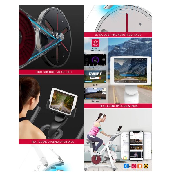 YESOUL S3 - PAMETNI MAGNETNI SOBNI BICIKL