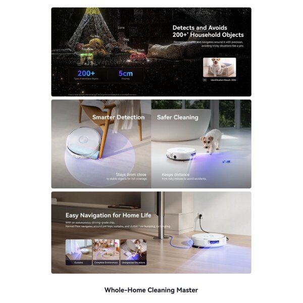 NARWAL FLOW ROBOTSKI USISIVAČ - BIJELI